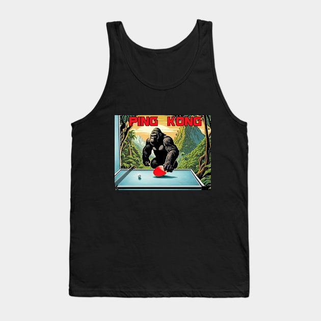 Ping Kong Tank Top by rturnbow